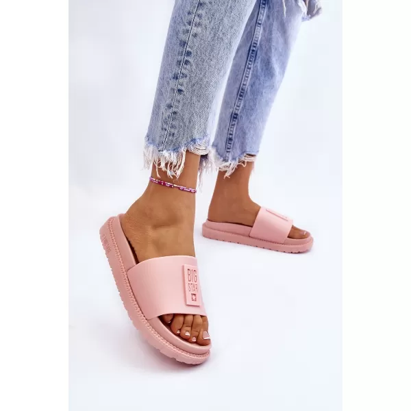  Дамски чехли BIG STAR LL274425 PINK Big Star Shoes 
