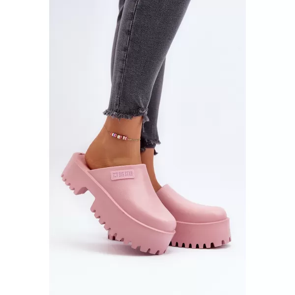  Дамски чехли BIG STAR NN274020 PINK Big Star Shoes 