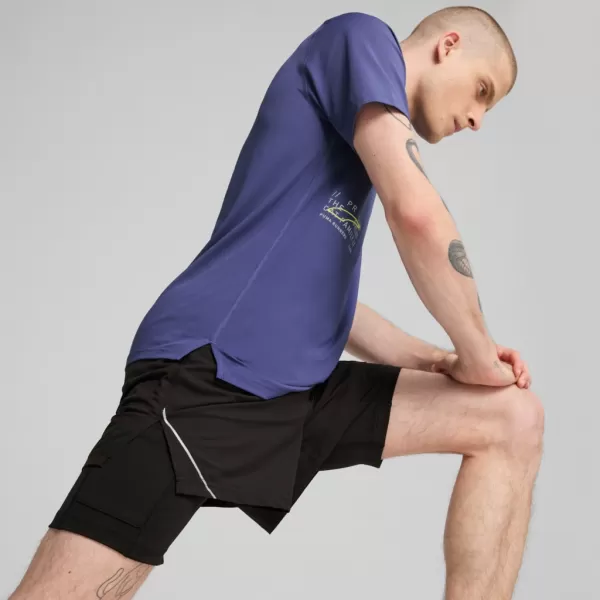  Къси панталони PUMA M RUN ULTRAWEAVE 2IN1 5"" SHORT​ 526635-01 ЧЕРНО 