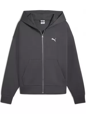 Мъжки суичър PUMA WARDROBE ESS BOXY FULL-ZIP HOODIE DK 632066-44 СИВО