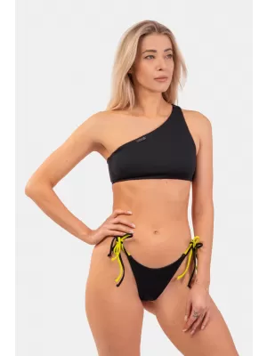 Бански костюм Bandeau с едно рамо - горна част 448 ЧЕРЕН Nebbia