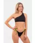 Бански костюм Bandeau с едно рамо - горна част 448 ЧЕРЕН Nebbia