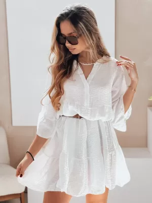 Рокля DSTREET LYVONNE EY2613 БЯЛ