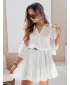 Рокля DSTREET LYVONNE EY2613 БЯЛ