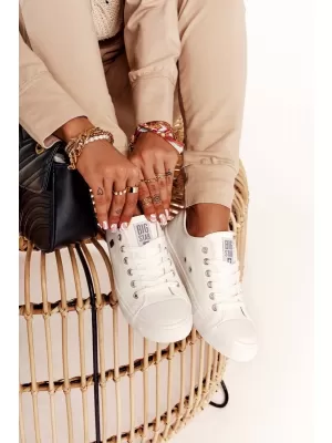 Дамски маратонки BIG STAR V274869 WHITE Big Star Shoes