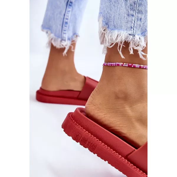  Дамски чехли BIG STAR LL274430 RED Big Star Shoes 
