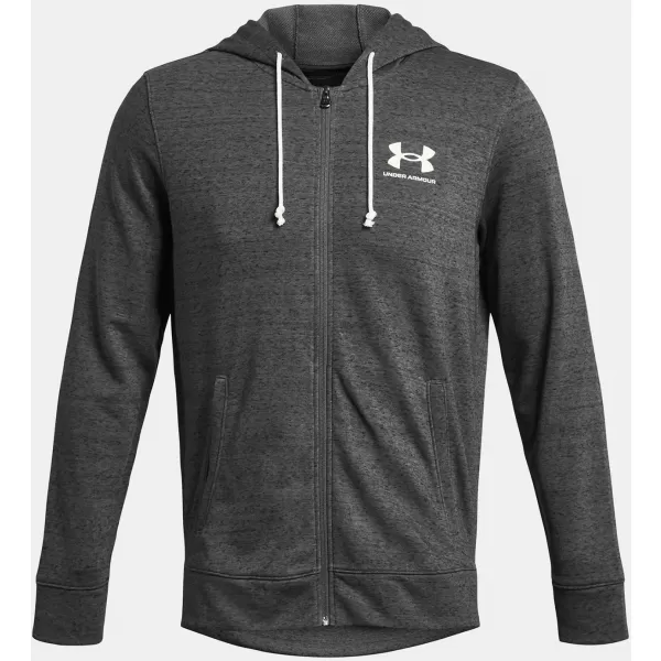  Мъжки суичър UNDER ARMOUR RIVAL TERRY LC FZ 1370409-025 СИВО 