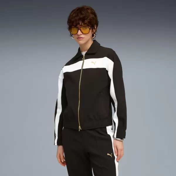  Дамско яке PUMA T7 RELAXED TRACK JACKET 632137-01 ЧЕРНО 