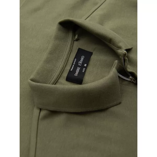  Мъжки t -риза OMBRE OM-POSS-0148 МАСЛИНА 