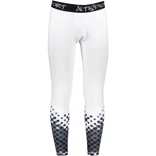  Мъжки дълъг премиум спортен клин ALTISPORT VOJ/ALM109LEG01 БЯЛО 