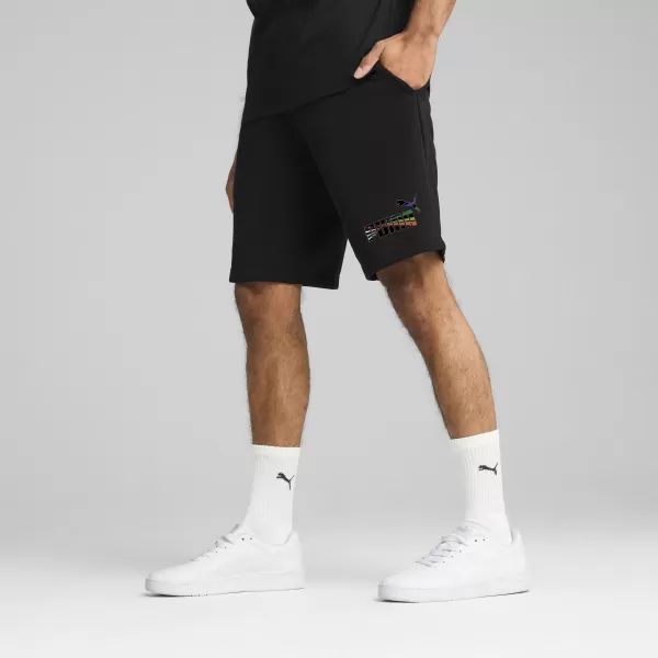  Мъжки шорти PUMA LOVE UNITED SHORTS 10 TR 684701_01 ПУМА ЧЕРНА 