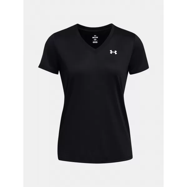  Дамска тениска UNDER ARMOUR TECH SSV- SOLID 1384229-001 ЧЕРЕН 