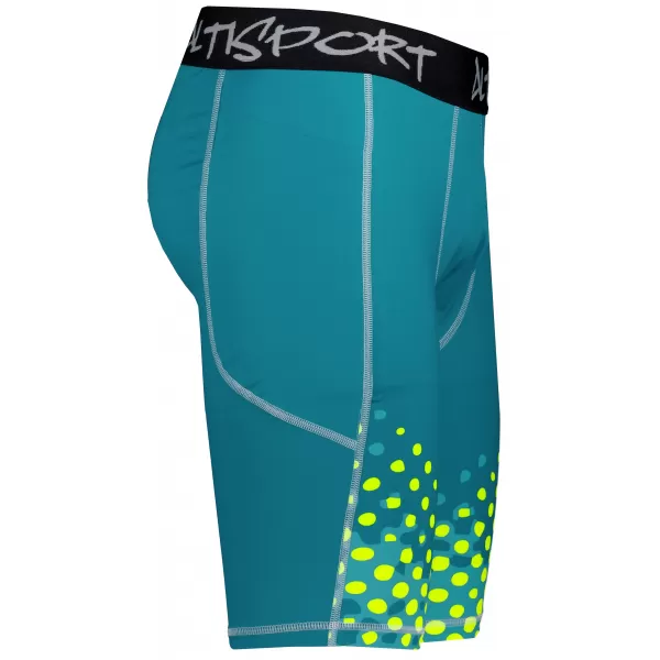  Мъжки спортен клин над коляното premium ALTISPORT VOJ/ALM109LEG02 ИЗУМРУДЕНО-ФЛУО 