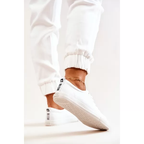  Дамски кожени кецове BIG STAR JJ274311 WHITE Big Star Shoes 
