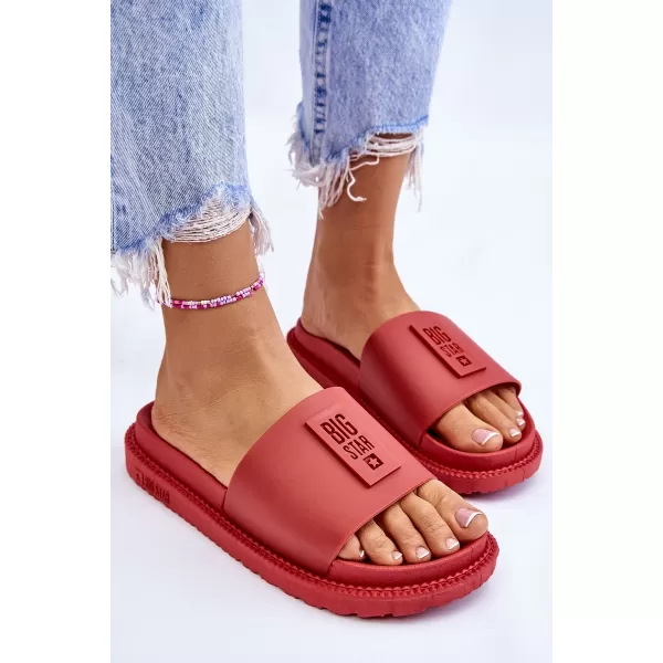  Дамски чехли BIG STAR LL274430 RED Big Star Shoes 