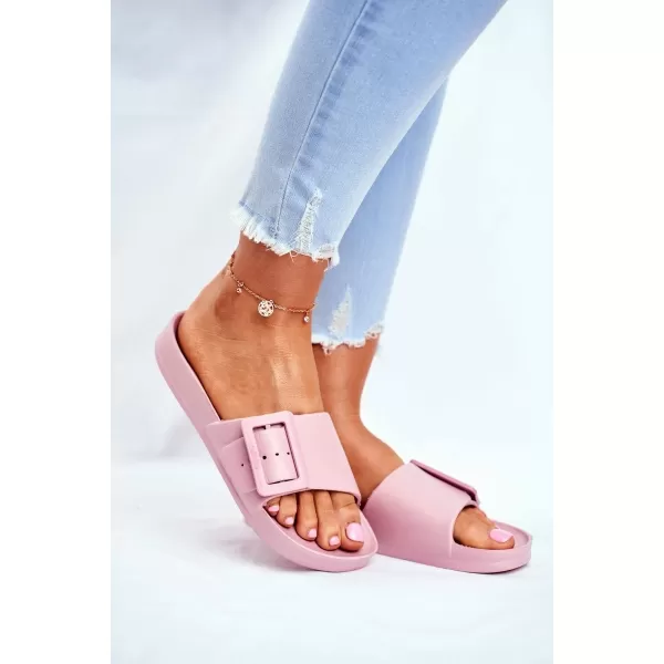  Дамски елегантни чехли BIG STAR FF274A389 PINK Big Star Shoes 