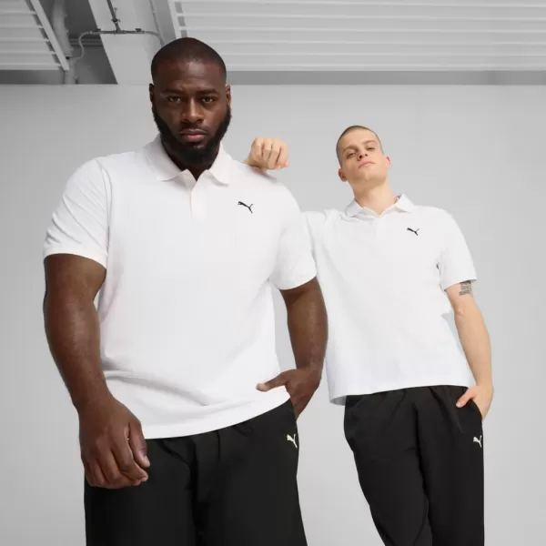  Мъжка тениска с яка PUMA ESS PIQUE POLO 682554-02 БЯЛО 