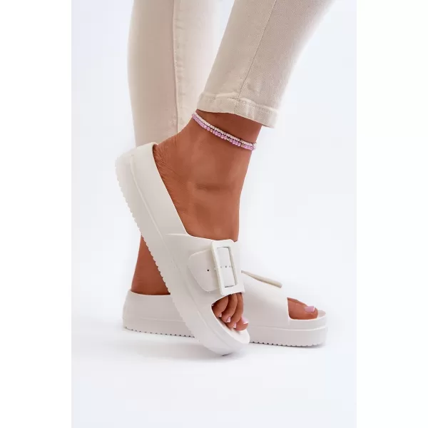  Дамски чехли BIG STAR NN274A661 WHITE Big Star Shoes 