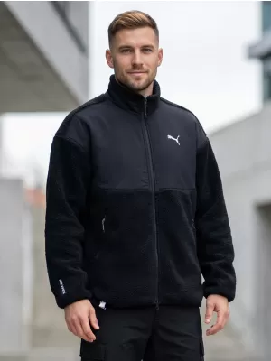 Мъжко яке PUMA TECH SOFT TECH RELAXED SHERPA JACKET 632104-01 ЧЕРЕН