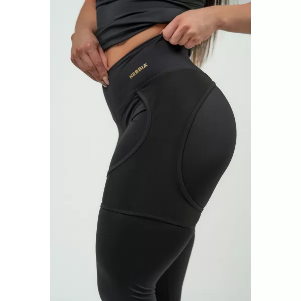  Дамски спортен клин с мрежа INTENSE 838 Gold BLACK/GOLD Nebbia 