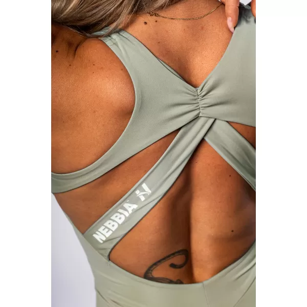  Оформящ фитнес гащеризон STRONG BEAUTY 427 СВЕТЛО ЗЕЛЕН Nebbia 
