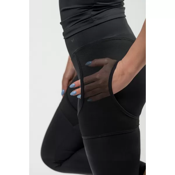  Дамски спортен клин с мрежа INTENSE Mesh 838 BLACK Nebbia 