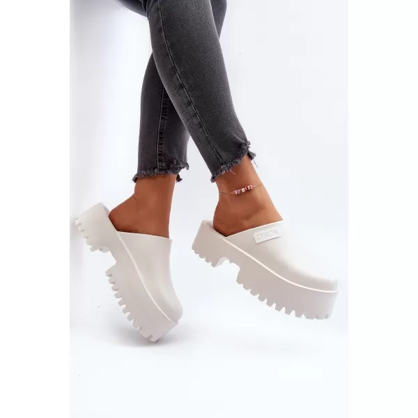  Дамски чехли BIG STAR NN274015 WHITE Big Star Shoes 