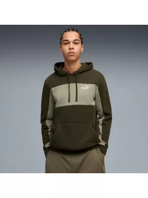 Мъжки суичър PUMA ESS BLOCK HOODIE FL 684686-82 ЗЕЛЕНО