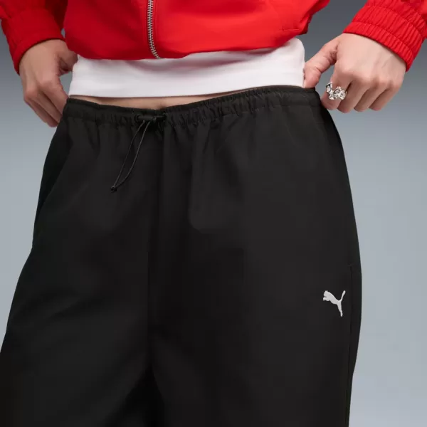  Дамски панталони PUMA WARDROBE ESS PARACHUTE WOVEN PANTS OP 632044-01 ЧЕРНО 