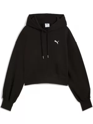 Дамска суитчър PUMA WARDROBE ESS RELAXED CROPPED HOODIE TR 629746-01 ЧЕРНО
