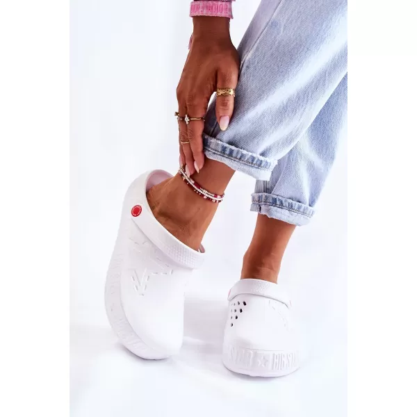  Дамски чехли с приплъзване BIG STAR II275003 WHITE Big Star Shoes 