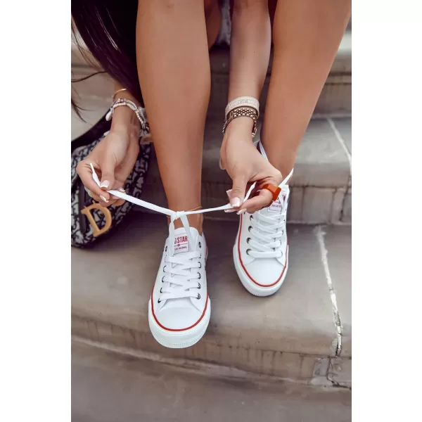  Дамски маратонки BIG STAR T274022 WHITE Big Star Shoes 