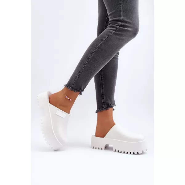  Дамски чехли BIG STAR NN274015 WHITE Big Star Shoes 