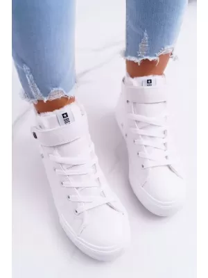 Дамски кожени боти BIG STAR V274541FW WHITE Big Star Shoes