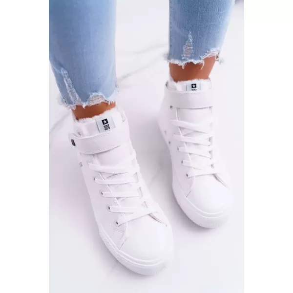  Дамски кожени боти BIG STAR V274541FW WHITE Big Star Shoes 