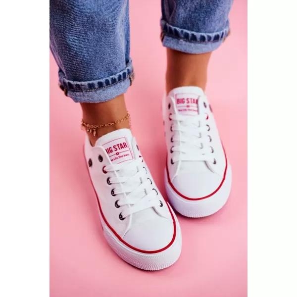  Дамски маратонки BIG STAR T274022 WHITE Big Star Shoes 