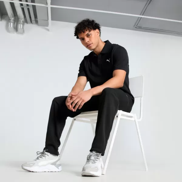  Мъжка тениска с яка PUMA ESS PIQUE POLO 682554-01 ЧЕРЕН 