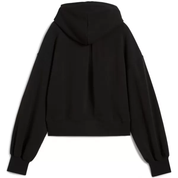  Дамска суитчър PUMA WARDROBE ESS RELAXED CROPPED HOODIE TR 629746-01 ЧЕРНО 