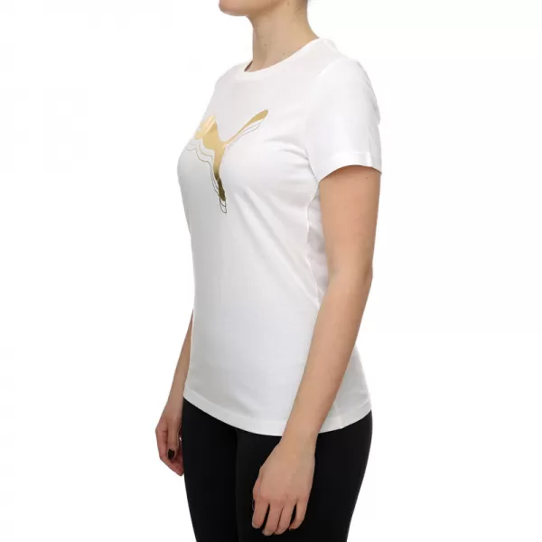  Риза PUMA ESS METALLIC TEE 684995-52 БЯЛ 