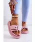 Модни дамски чехли BIG STAR JJ274A308 PINK Big Star Shoes