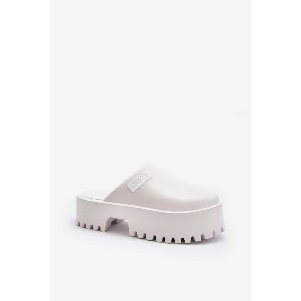  Дамски чехли BIG STAR NN274015 WHITE Big Star Shoes 