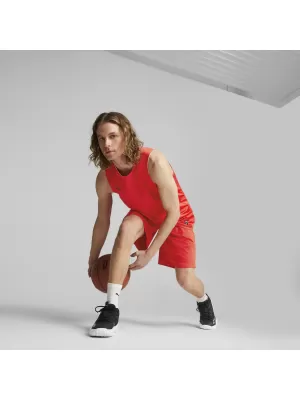 Къси панталони PUMA HOOPS TEAM PRACTICE SHORT 676641_03 PUMA RED