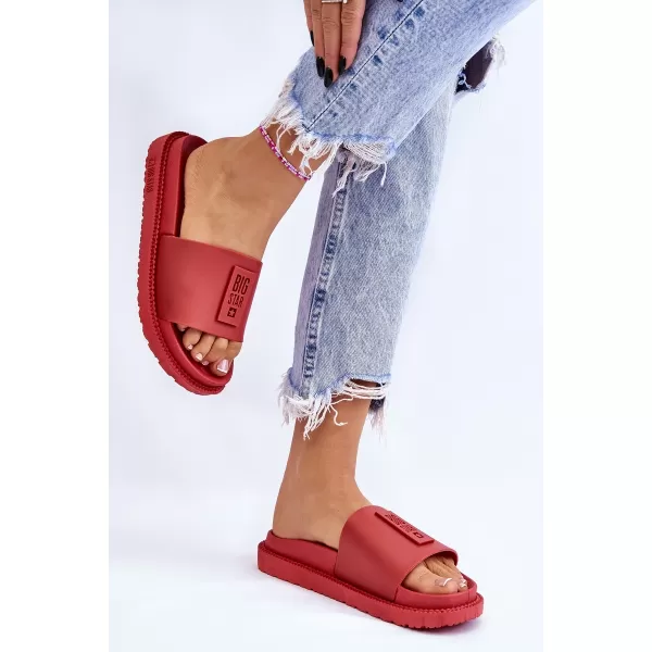  Дамски чехли BIG STAR LL274430 RED Big Star Shoes 