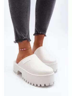 Дамски чехли BIG STAR NN274015 WHITE Big Star Shoes