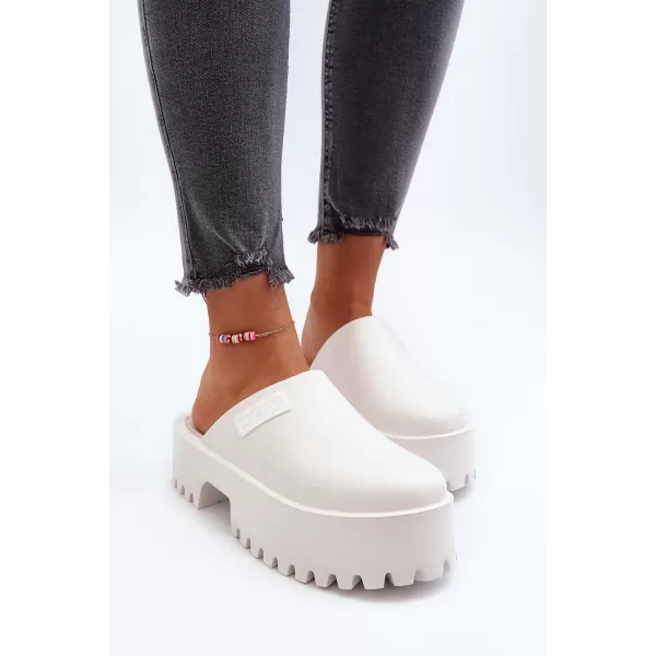  Дамски чехли BIG STAR NN274015 WHITE Big Star Shoes 