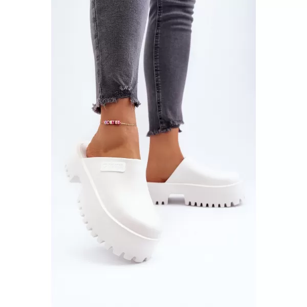  Дамски чехли BIG STAR NN274015 WHITE Big Star Shoes 