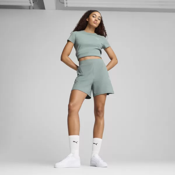  Дамски къси панталони PUMA ESS ELEVATED SHORTS 685026_30 ЗЕЛЕНА ЛУНА 