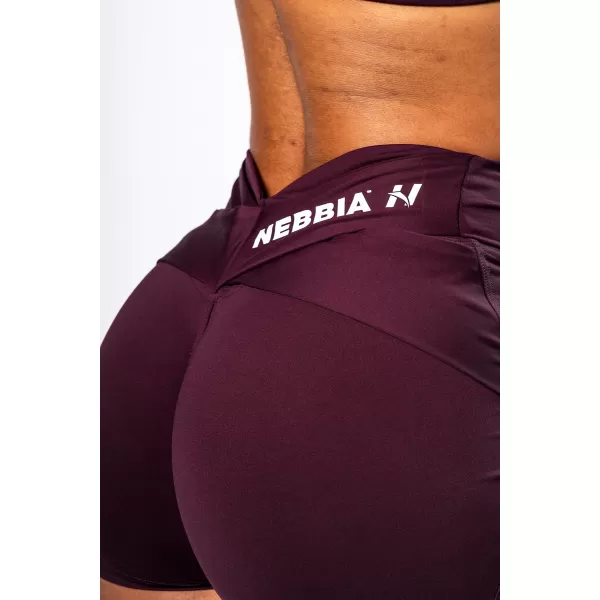  Оформящи шорти с V-образна талия STRONG BEAUTY 428 ТЪМНО ЧЕРВЕНО Nebbia 