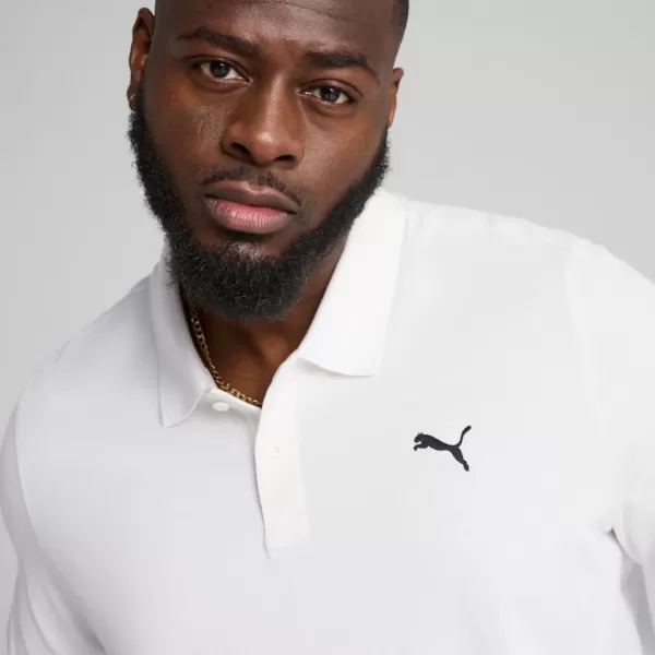  Мъжка тениска с яка PUMA ESS PIQUE POLO 682554-02 БЯЛО 