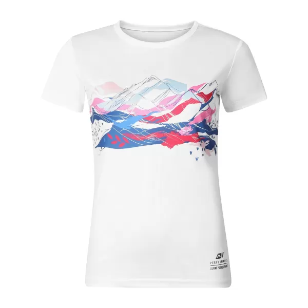  T -shirt ALPINE PRO QUATRA 2 БЯЛ 